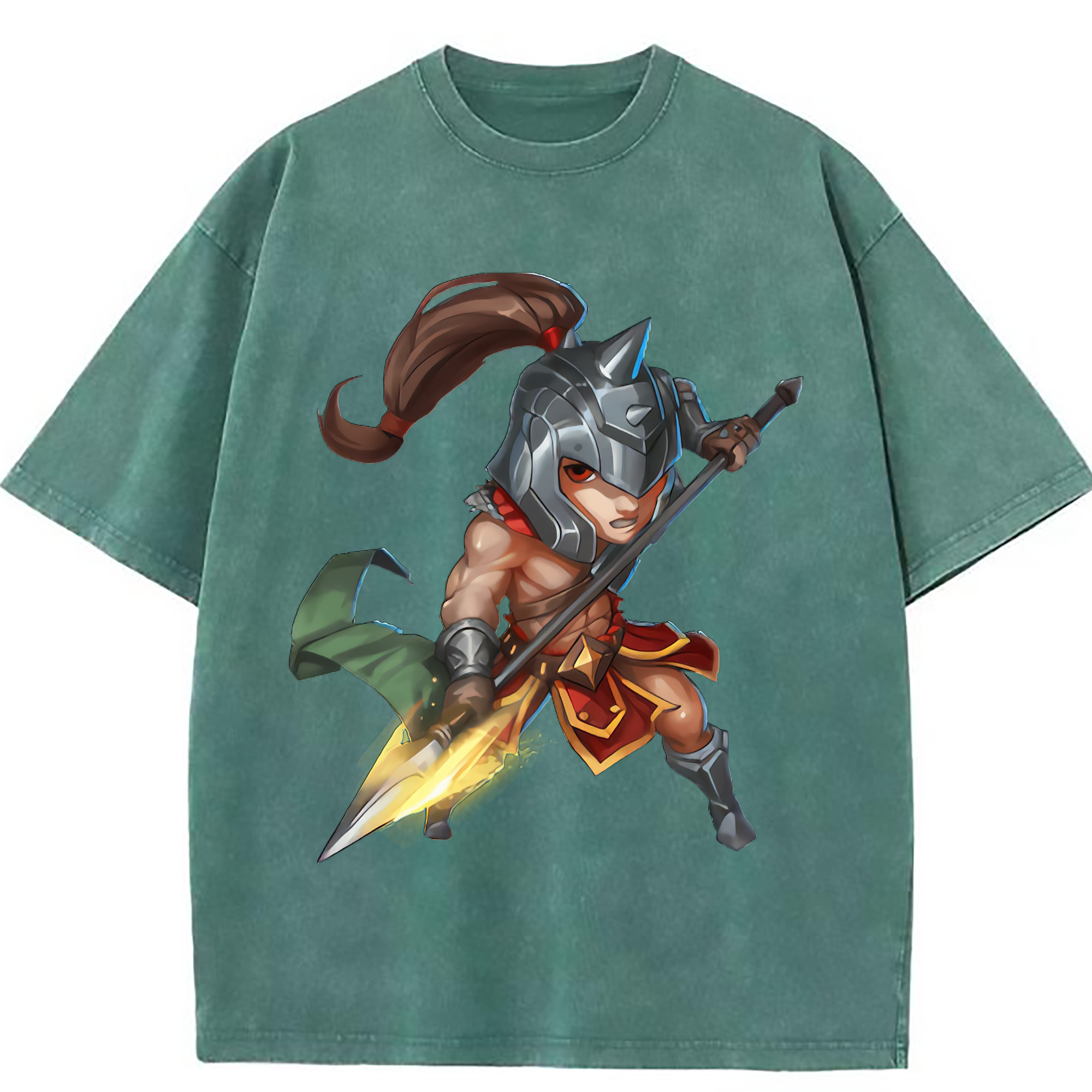 （画像用） リーグ・オブ・レジェンド League of Legends LOL 綿100% ヴィンテージ風 半袖Tシャツ（フロントプリント）